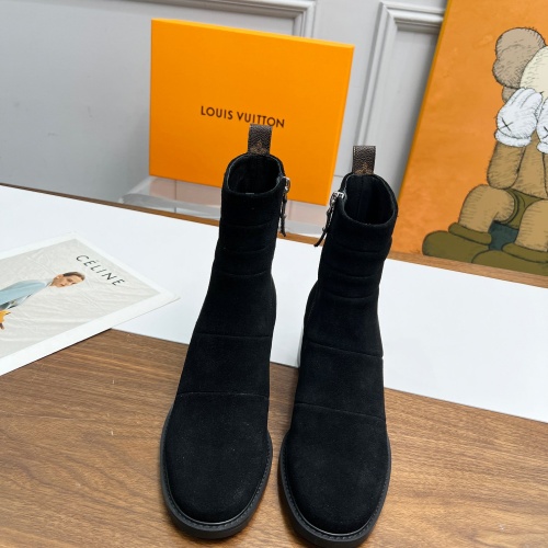 Cheap Louis Vuitton Boots For Women #1245555 Replica Wholesale [$108.00 USD] [ITEM#1245555] on Replica Louis Vuitton Boots