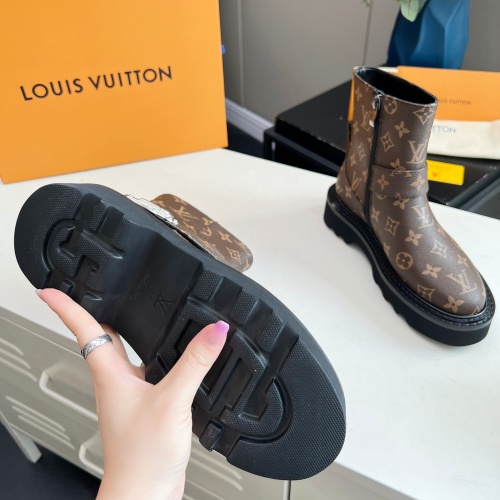 Cheap Louis Vuitton Boots For Women #1245557 Replica Wholesale [$102.00 USD] [ITEM#1245557] on Replica Louis Vuitton Boots