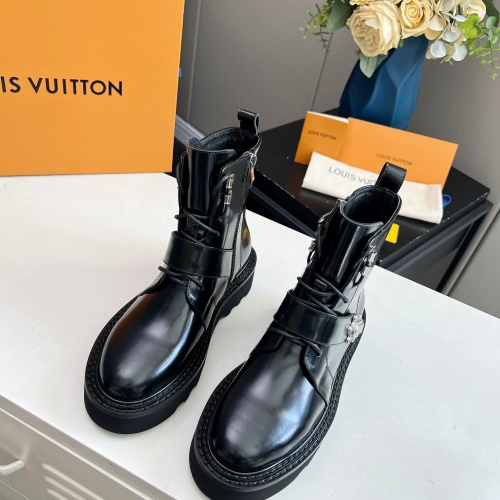 Cheap Louis Vuitton Boots For Women #1245559 Replica Wholesale [$102.00 USD] [ITEM#1245559] on Replica Louis Vuitton Boots