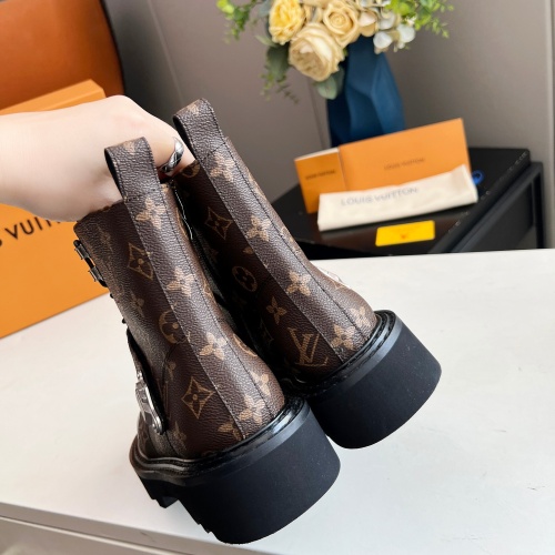 Cheap Louis Vuitton Boots For Women #1245560 Replica Wholesale [$102.00 USD] [ITEM#1245560] on Replica Louis Vuitton Boots