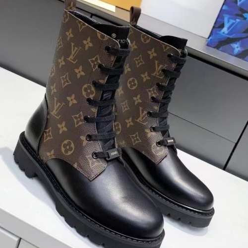 Cheap Louis Vuitton Boots For Women #1245561 Replica Wholesale [$105.00 USD] [ITEM#1245561] on Replica Louis Vuitton Boots