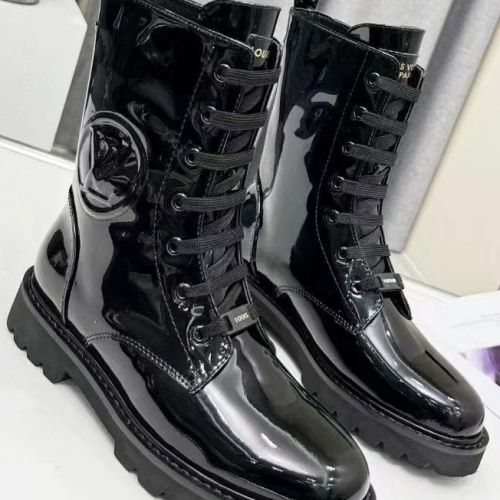 Cheap Louis Vuitton Boots For Women #1245563 Replica Wholesale [$105.00 USD] [ITEM#1245563] on Replica Louis Vuitton Boots