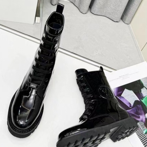 Cheap Louis Vuitton Boots For Women #1245563 Replica Wholesale [$105.00 USD] [ITEM#1245563] on Replica Louis Vuitton Boots