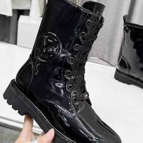 Cheap Louis Vuitton Boots For Women #1245563 Replica Wholesale [$105.00 USD] [ITEM#1245563] on Replica Louis Vuitton Boots