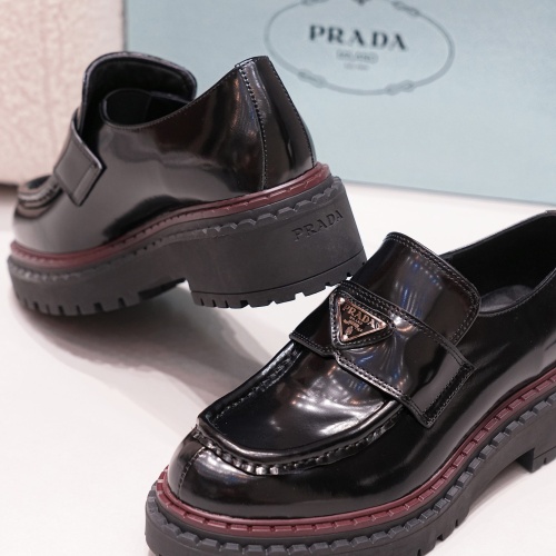 Cheap Prada Leather Shoes For Women #1245570 Replica Wholesale [$100.00 USD] [ITEM#1245570] on Replica Prada Leather Shoes