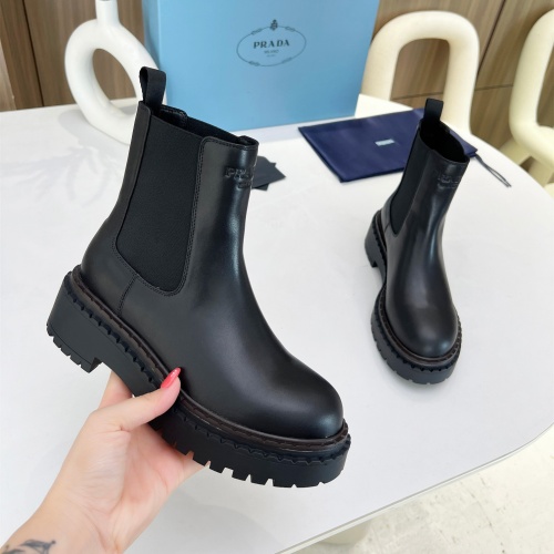 Cheap Prada Boots For Women #1245571 Replica Wholesale [$115.00 USD] [ITEM#1245571] on Replica Prada Boots