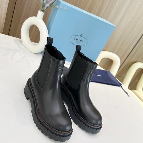 Cheap Prada Boots For Women #1245571 Replica Wholesale [$115.00 USD] [ITEM#1245571] on Replica Prada Boots