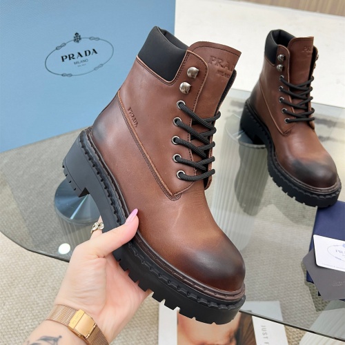 Cheap Prada Boots For Women #1245574 Replica Wholesale [$125.00 USD] [ITEM#1245574] on Replica Prada Boots