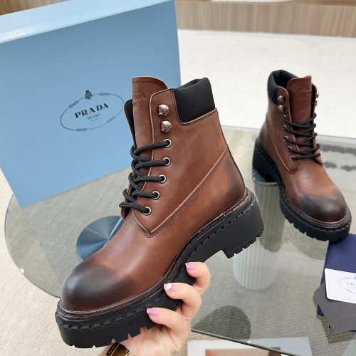 Cheap Prada Boots For Women #1245574 Replica Wholesale [$125.00 USD] [ITEM#1245574] on Replica Prada Boots