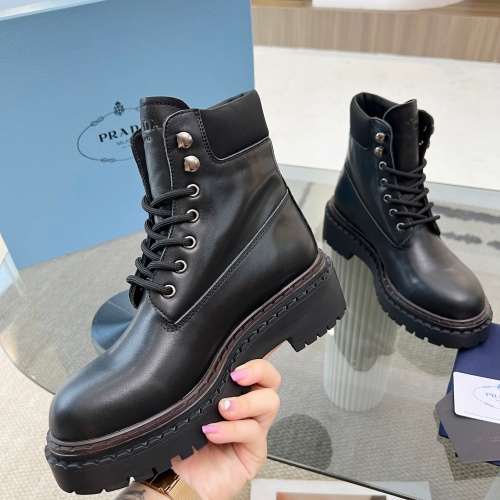 Cheap Prada Boots For Women #1245575 Replica Wholesale [$125.00 USD] [ITEM#1245575] on Replica Prada Boots