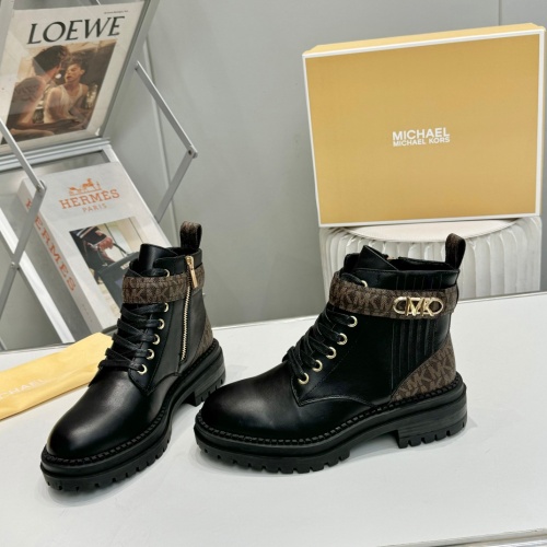 Cheap Michael Kors Boots For Women #1245599 Replica Wholesale [$108.00 USD] [ITEM#1245599] on Replica Michael Kors Boots