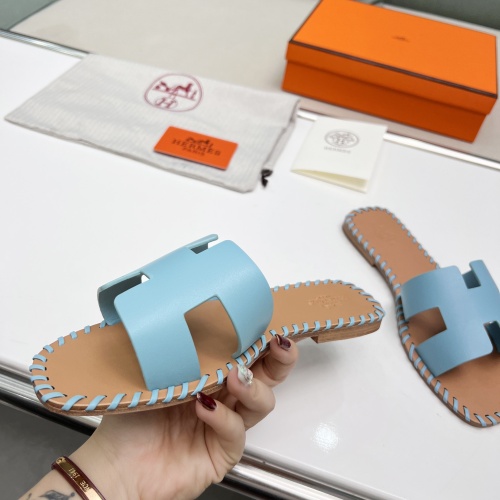 Cheap Hermes Slippers For Women #1245714 Replica Wholesale [$85.00 USD] [ITEM#1245714] on Replica Hermes Slippers