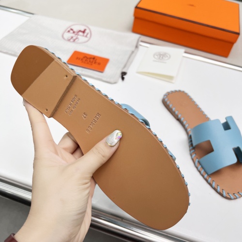 Cheap Hermes Slippers For Women #1245714 Replica Wholesale [$85.00 USD] [ITEM#1245714] on Replica Hermes Slippers