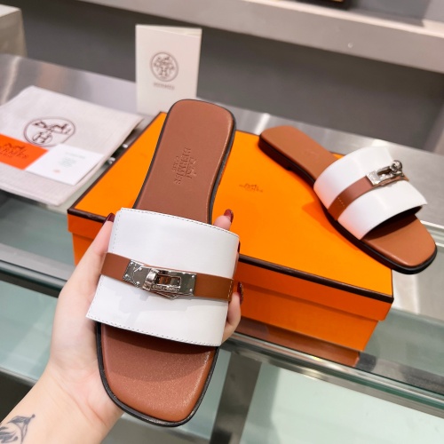 Cheap Hermes Slippers For Women #1245715 Replica Wholesale [$82.00 USD] [ITEM#1245715] on Replica Hermes Slippers