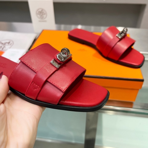 Cheap Hermes Slippers For Women #1245722 Replica Wholesale [$82.00 USD] [ITEM#1245722] on Replica Hermes Slippers