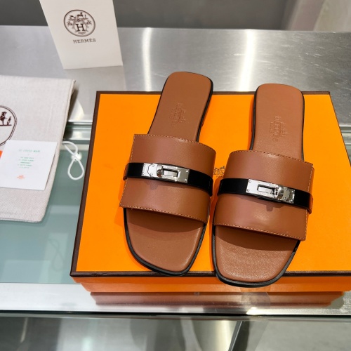 Cheap Hermes Slippers For Women #1245726 Replica Wholesale [$82.00 USD] [ITEM#1245726] on Replica Hermes Slippers