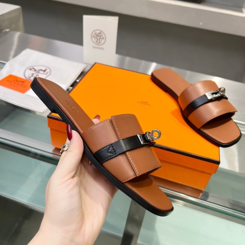 Cheap Hermes Slippers For Women #1245726 Replica Wholesale [$82.00 USD] [ITEM#1245726] on Replica Hermes Slippers