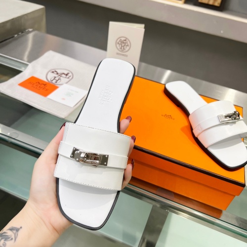 Cheap Hermes Slippers For Women #1245728 Replica Wholesale [$82.00 USD] [ITEM#1245728] on Replica Hermes Slippers