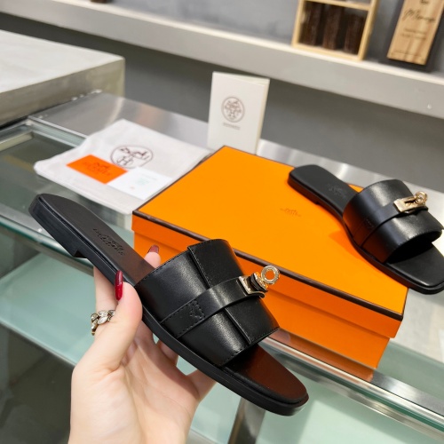 Cheap Hermes Slippers For Women #1245731 Replica Wholesale [$82.00 USD] [ITEM#1245731] on Replica Hermes Slippers