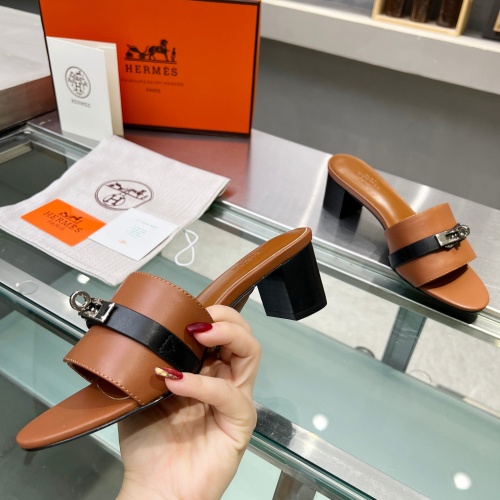 Cheap Hermes Slippers For Women #1245733 Replica Wholesale [$85.00 USD] [ITEM#1245733] on Replica Hermes Slippers