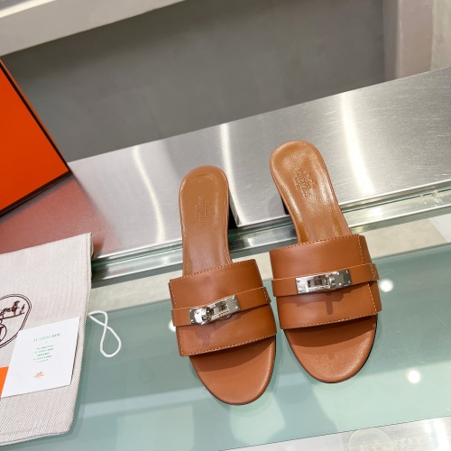 Cheap Hermes Slippers For Women #1245735 Replica Wholesale [$85.00 USD] [ITEM#1245735] on Replica Hermes Slippers