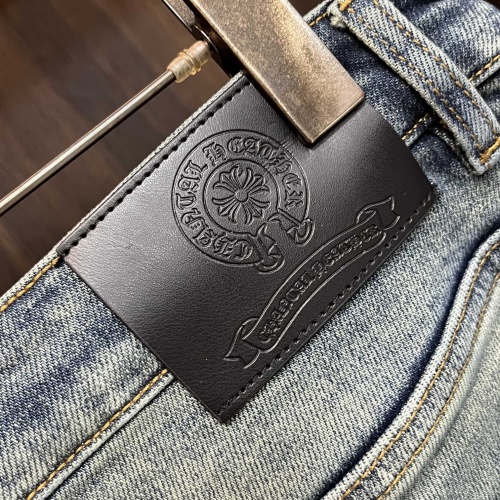 Cheap Chrome Hearts Jeans For Men #1245744 Replica Wholesale [$96.00 USD] [ITEM#1245744] on Replica Chrome Hearts Jeans