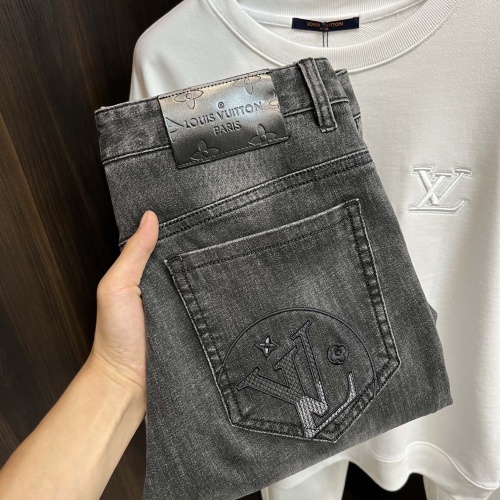 Cheap Louis Vuitton LV Jeans For Men #1245757 Replica Wholesale [$96.00 USD] [ITEM#1245757] on Replica Louis Vuitton LV Jeans