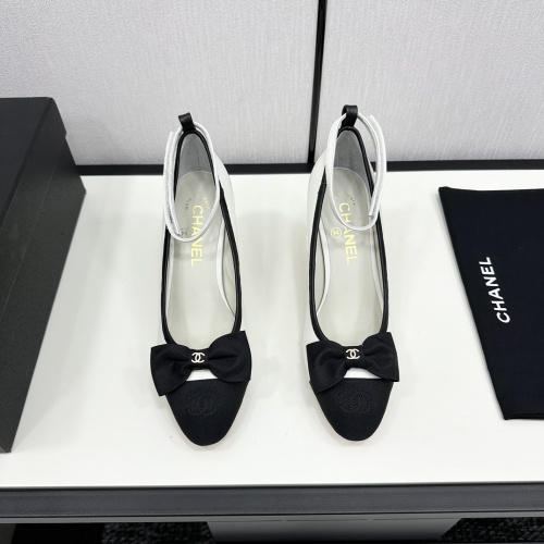 Cheap Chanel High-Heeled Shoes For Women #1245787 Replica Wholesale [$108.00 USD] [ITEM#1245787] on Replica Chanel High-Heeled Shoes