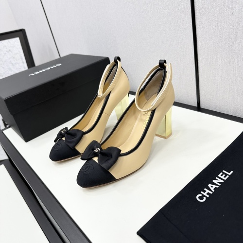 Cheap Chanel High-Heeled Shoes For Women #1245788 Replica Wholesale [$108.00 USD] [ITEM#1245788] on Replica Chanel High-Heeled Shoes