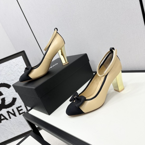 Cheap Chanel High-Heeled Shoes For Women #1245788 Replica Wholesale [$108.00 USD] [ITEM#1245788] on Replica Chanel High-Heeled Shoes