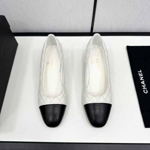 Cheap Chanel High-Heeled Shoes For Women #1245790 Replica Wholesale [$108.00 USD] [ITEM#1245790] on Replica Chanel High-Heeled Shoes