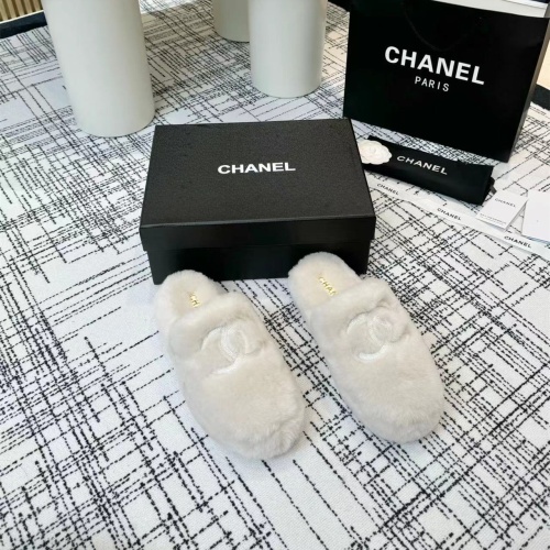 Cheap Chanel Slippers For Women #1245793 Replica Wholesale [$92.00 USD] [ITEM#1245793] on Replica Chanel Slippers