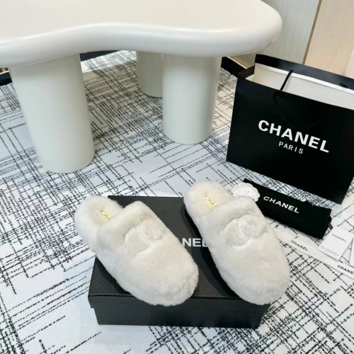 Cheap Chanel Slippers For Women #1245793 Replica Wholesale [$92.00 USD] [ITEM#1245793] on Replica Chanel Slippers