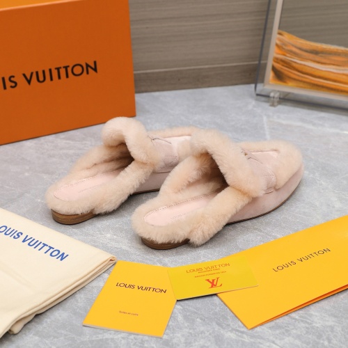 Cheap Louis Vuitton Slippers For Women #1245802 Replica Wholesale [$115.00 USD] [ITEM#1245802] on Replica Louis Vuitton Slippers