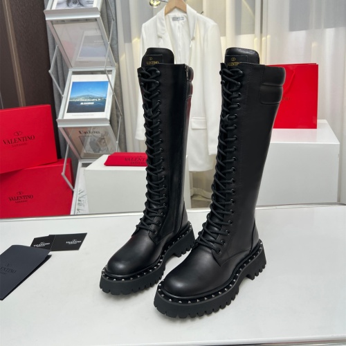 Cheap Valentino Boots For Women #1245813 Replica Wholesale [$150.00 USD] [ITEM#1245813] on Replica Valentino Boots