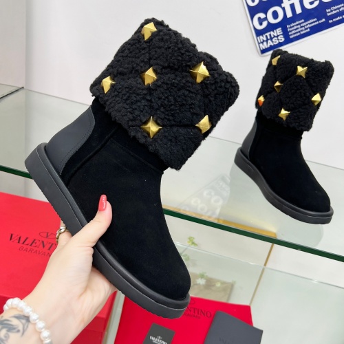 Cheap Valentino Boots For Women #1245815 Replica Wholesale [$122.00 USD] [ITEM#1245815] on Replica Valentino Boots