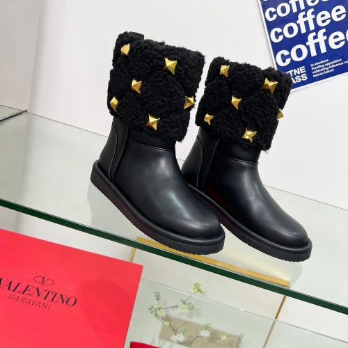 Cheap Valentino Boots For Women #1245816 Replica Wholesale [$122.00 USD] [ITEM#1245816] on Replica Valentino Boots