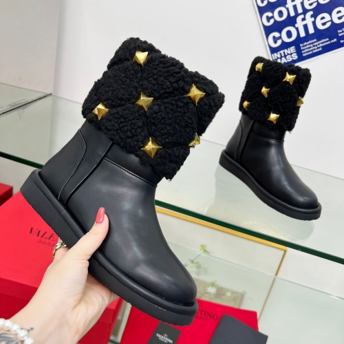 Cheap Valentino Boots For Women #1245816 Replica Wholesale [$122.00 USD] [ITEM#1245816] on Replica Valentino Boots