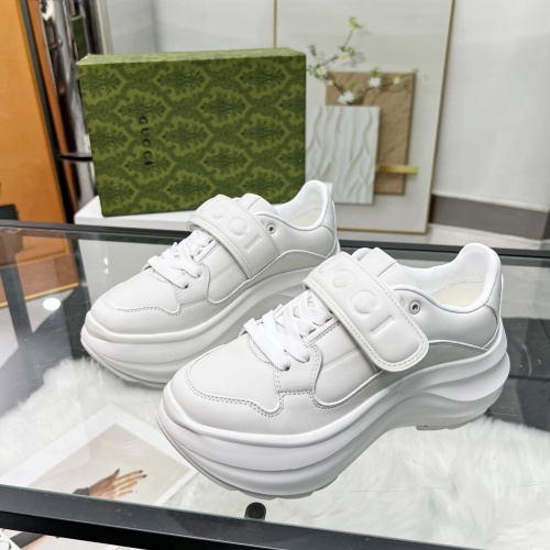 Cheap Gucci Casual Shoes For Women #1245817 Replica Wholesale [$128.00 USD] [ITEM#1245817] on Replica Gucci Casual Shoes