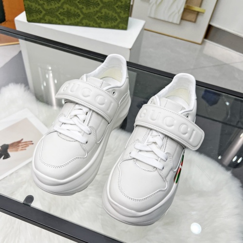 Cheap Gucci Casual Shoes For Women #1245819 Replica Wholesale [$128.00 USD] [ITEM#1245819] on Replica Gucci Casual Shoes