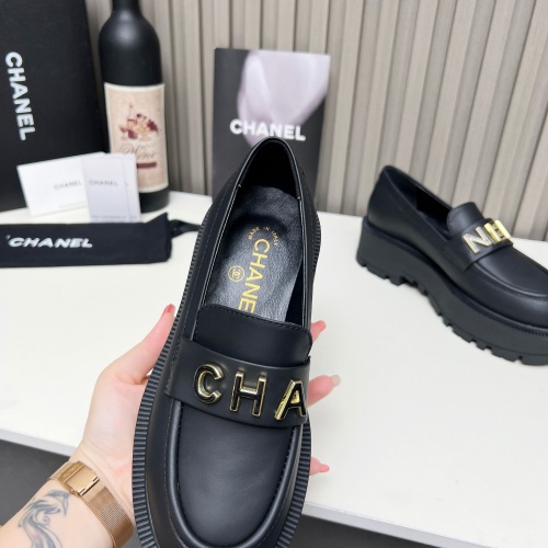 Cheap Chanel Leather Shoes For Women #1245832 Replica Wholesale [$108.00 USD] [ITEM#1245832] on Replica Chanel Leather Shoes