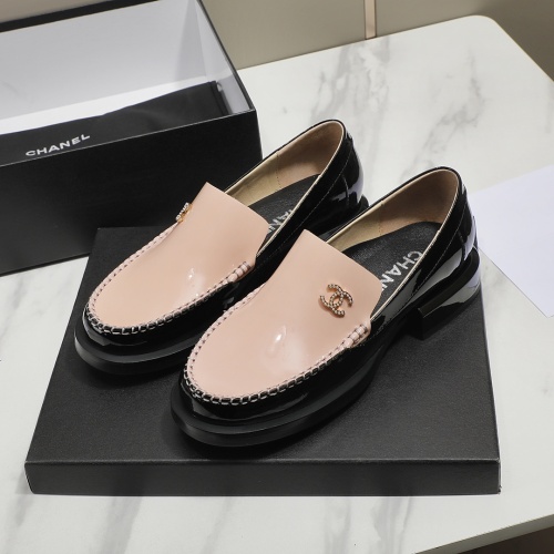 Cheap Chanel Leather Shoes For Women #1245867 Replica Wholesale [$100.00 USD] [ITEM#1245867] on Replica Chanel Leather Shoes