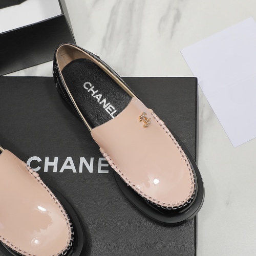 Cheap Chanel Leather Shoes For Women #1245867 Replica Wholesale [$100.00 USD] [ITEM#1245867] on Replica Chanel Leather Shoes