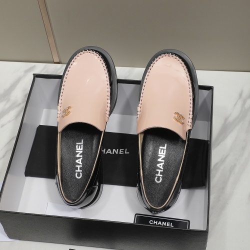 Cheap Chanel Leather Shoes For Women #1245867 Replica Wholesale [$100.00 USD] [ITEM#1245867] on Replica Chanel Leather Shoes