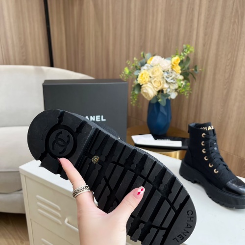 Cheap Chanel Boots For Women #1245901 Replica Wholesale [$105.00 USD] [ITEM#1245901] on Replica Chanel Boots