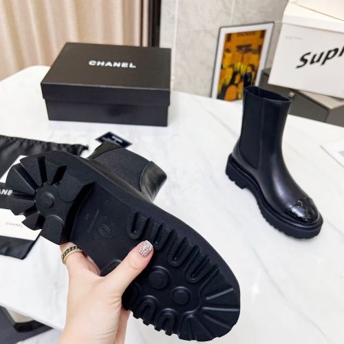 Cheap Chanel Boots For Women #1245910 Replica Wholesale [$105.00 USD] [ITEM#1245910] on Replica Chanel Boots