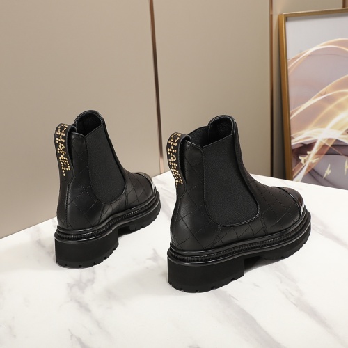 Cheap Chanel Boots For Women #1245915 Replica Wholesale [$112.00 USD] [ITEM#1245915] on Replica Chanel Boots