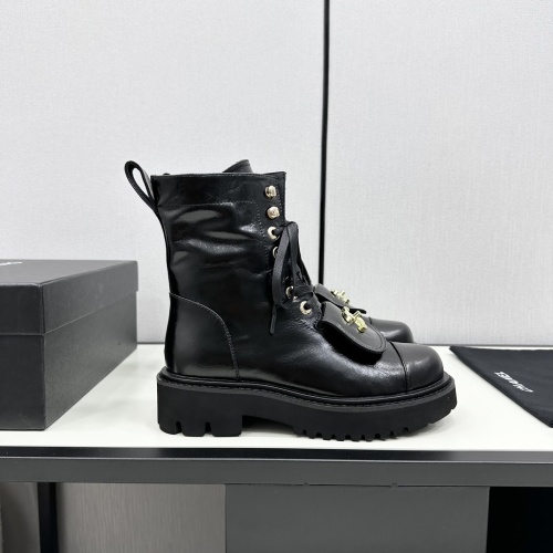 Cheap Chanel Boots For Women #1245933 Replica Wholesale [$132.00 USD] [ITEM#1245933] on Replica Chanel Boots