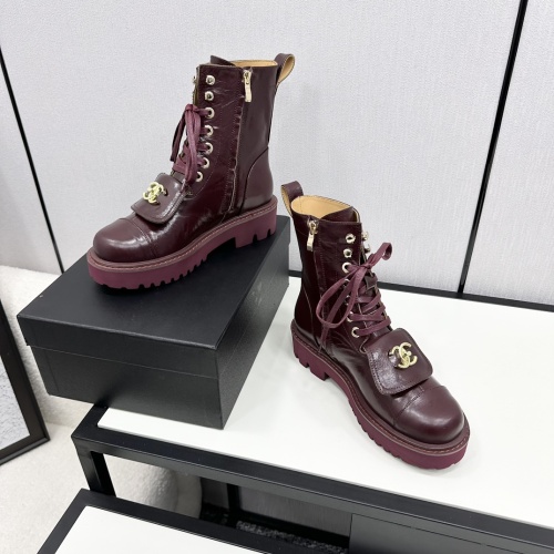 Cheap Chanel Boots For Women #1245934 Replica Wholesale [$132.00 USD] [ITEM#1245934] on Replica Chanel Boots