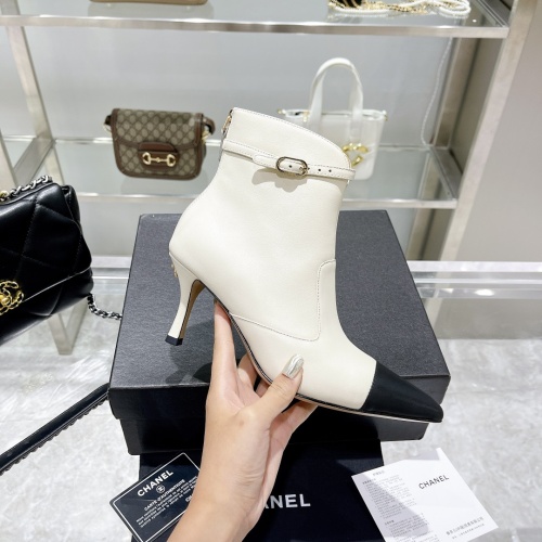 Cheap Chanel Boots For Women #1245937 Replica Wholesale [$115.00 USD] [ITEM#1245937] on Replica Chanel Boots